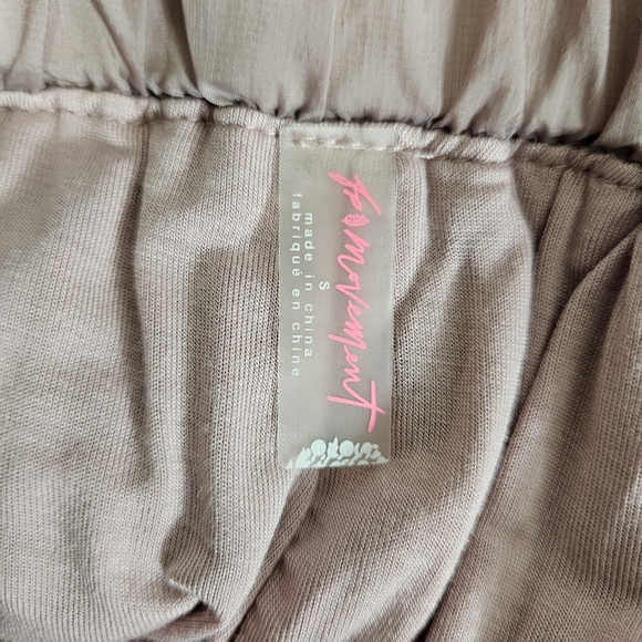 Free People Bubble Hem Shorts Womens Size S Mauve Pink FP Movement High Rise - Picture 11 of 13